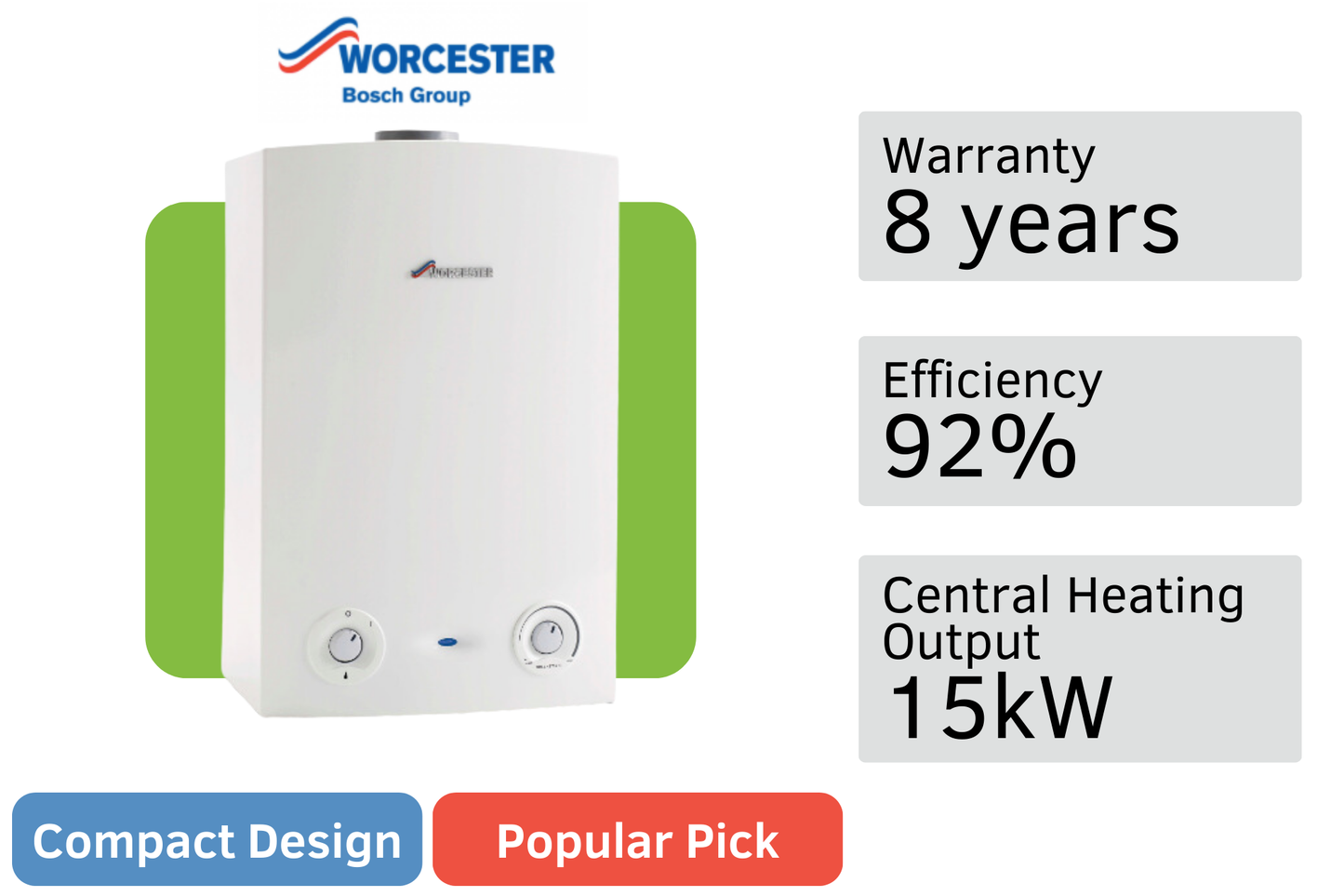 Worcester Bosch Greenstar 15Ri Regular Boiler Swap
