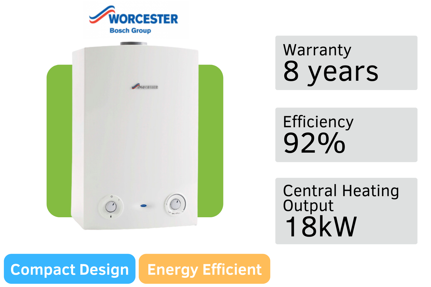 Worcester Bosch Greenstar 18Ri Regular Boiler Swap